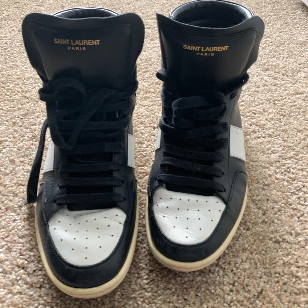 YSL Sneakers Black & White Size 43